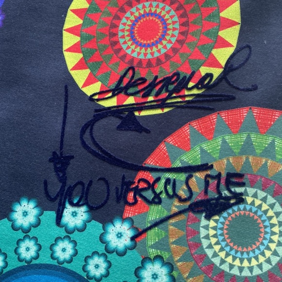 Beautiful colorful flattering mandala pattern dress, almost new, worn 2 hours - Picture 2 of 10